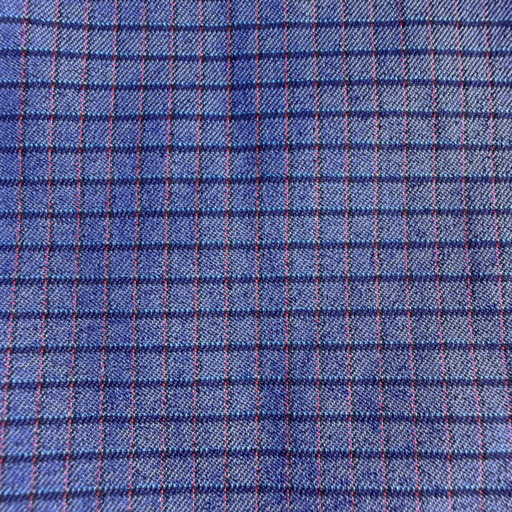 UNTUCKit Langhome Mens Large Blue Striped Performance Stretch Button Down Shirt - Picture 7 of 12
